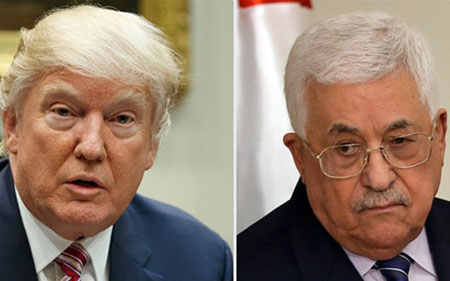 Tổng thống Mỹ Donald Trump chính thức gửi lời mời Tổng thống Palestine Mamoud Abbas tới thăm Nhà Trắng.